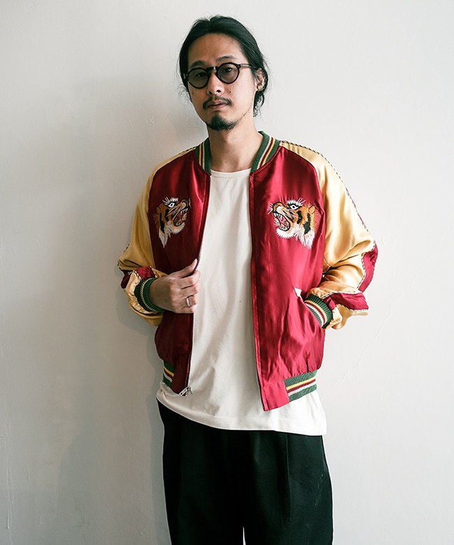 ベトジャン テーラー東洋 スーベニアジャケット リバーシブルブルゾン TT15790]TAILOR TOYO(テーラー東洋) Mid 1950s Style Acetate