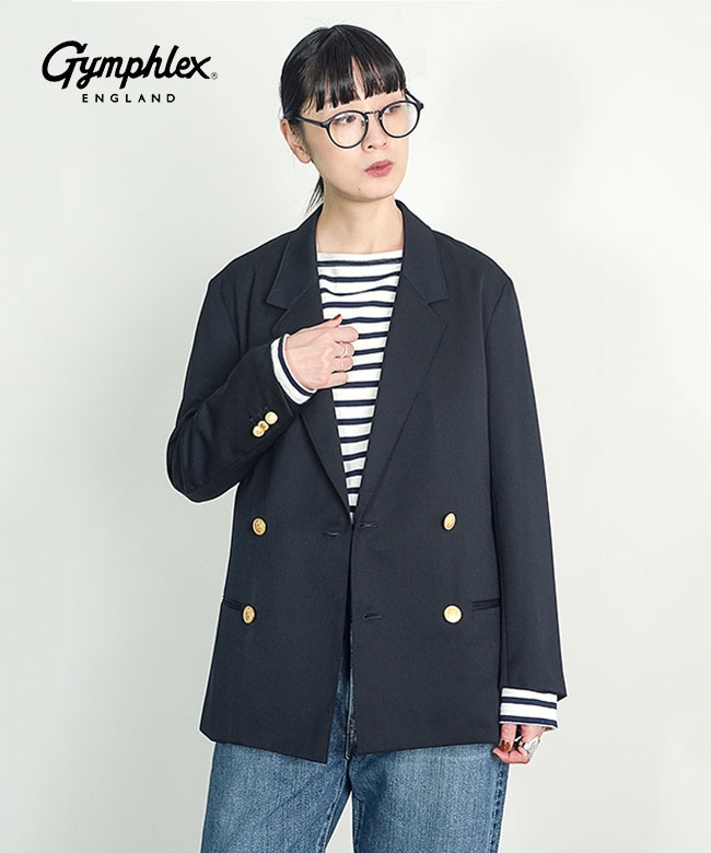 Gymphlex ジムフレックス ダブル 紺ブレ 楽天市場】【SALE！50%OFF】ジムフレックス Gymphlex ダブル