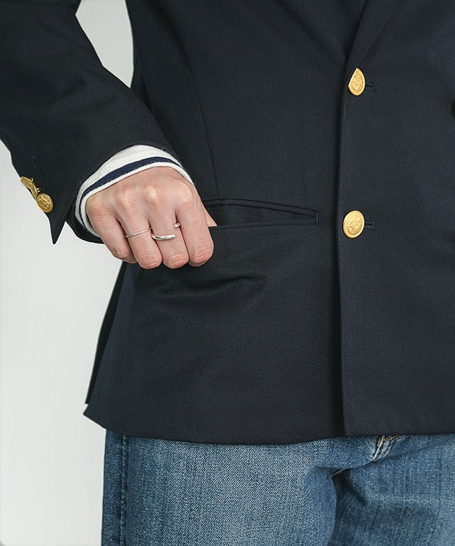 GY-A0678CWT]Gymphlex(ジムフレックス) ダブルブレストジャケット