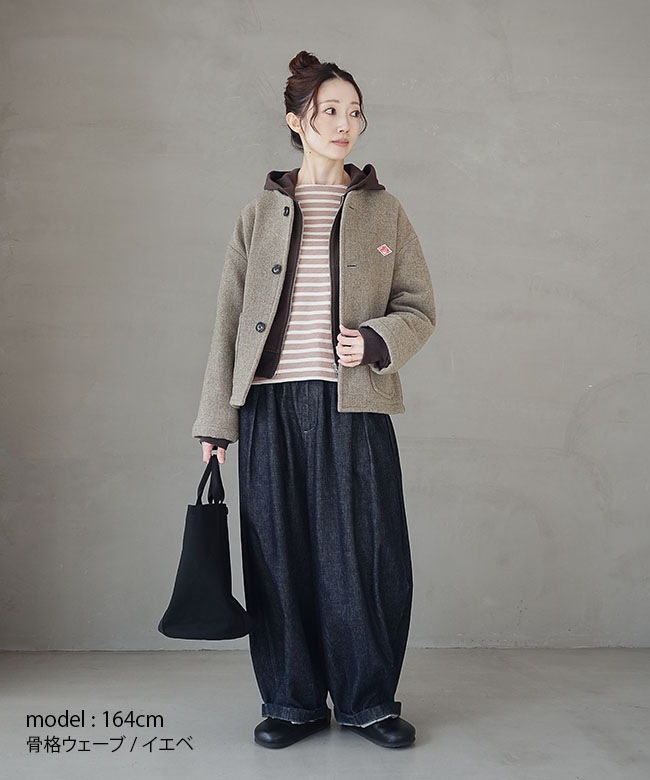 ダントン ウールライトパイルノーカラー　DT-A0013 36 ◇[DT-A0013WLP] DANTON(ダントン) ウールライトパイルノーカラー