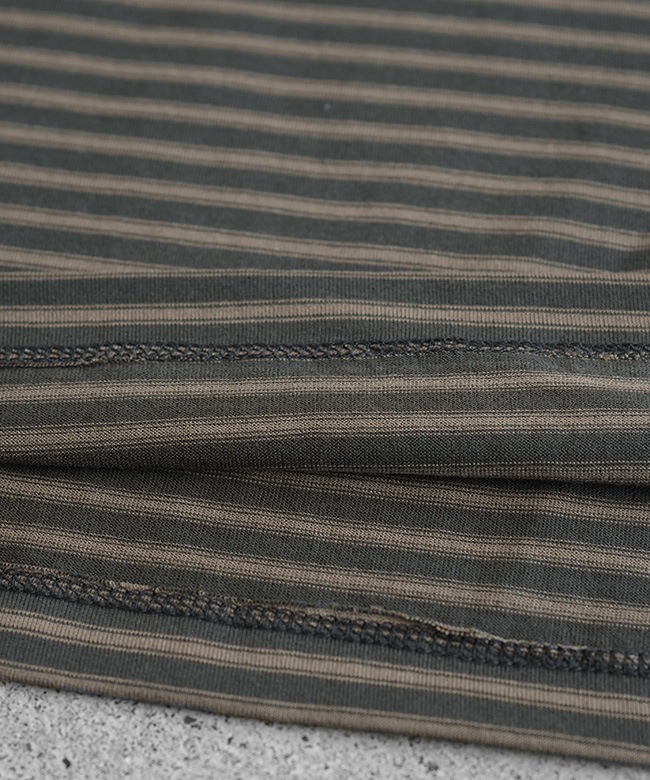 ANOTHER OFFICE(アナザーオフィス) Brief Stripe Short Sleeve Tee