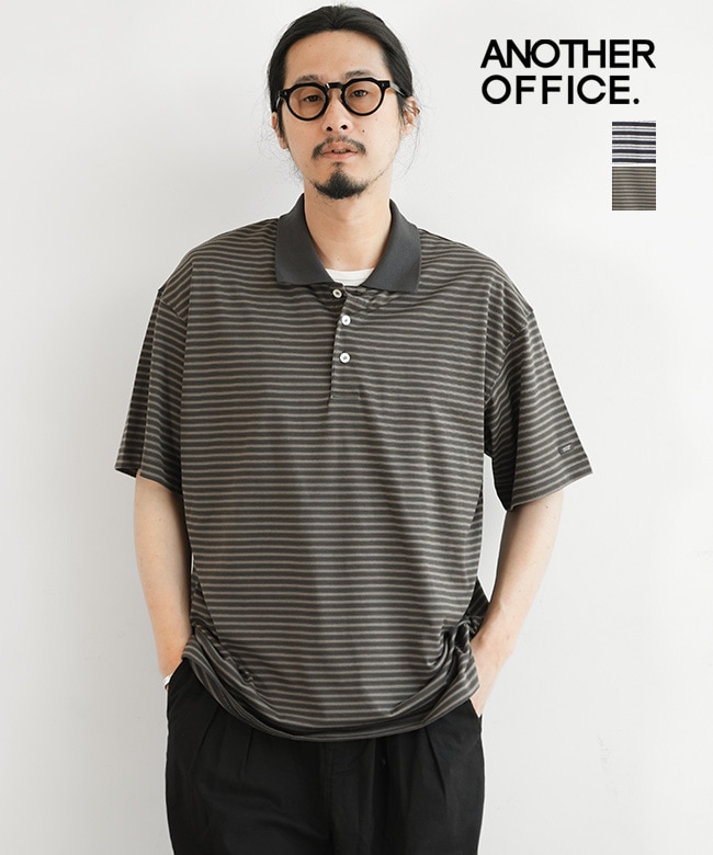 ANOTHER OFFICE(アナザーオフィス) Brief Stripe Short Sleeve Tee