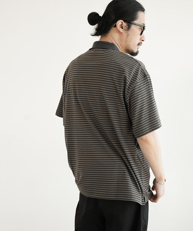 ANOTHER OFFICE(アナザーオフィス) Brief Stripe Short Sleeve Tee
