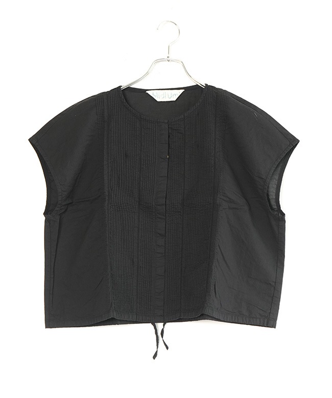 MIDIUMISOLID(ミディウミソリッド) pin tuck N/S shirt ピンタック