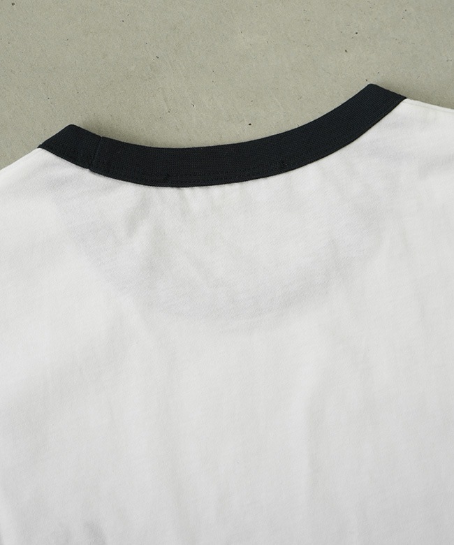 FRED PERRY(フレッドペリー) CROPPED RINGER T-SHIRT クロップド