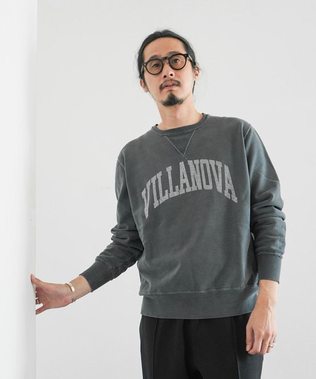 REMI RELIEF(レミレリーフ) SP加工裏毛クルー(VILLANOVA) メンズ