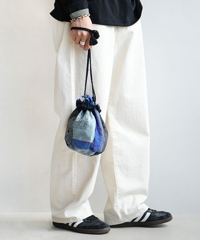 25-50-5-551]CHARCOAL(チャコール) BDV HD Bandana Pouch Ponpon