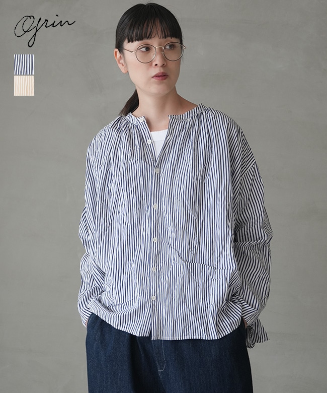 SALE 40%OFF】[8255T-019]grin(グリン) ブロード2wayアンブレラシャツ