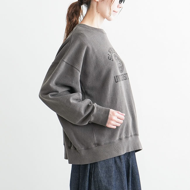 ◇[SMA-LK-PG-SLM]SOLAMONAT(ソラモナ) ピグメントプリントスウェット