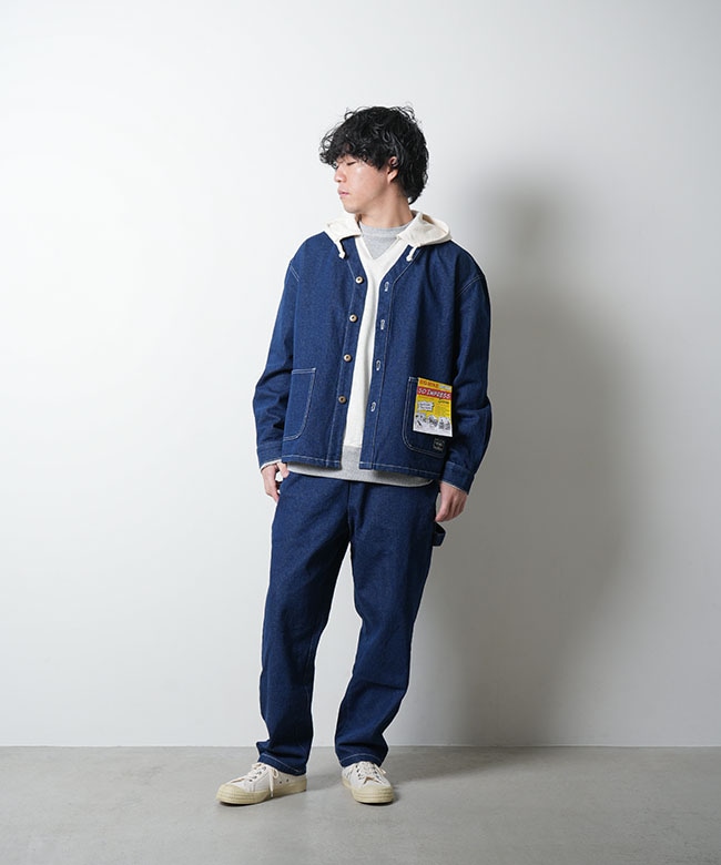 SALE 50%OFF】BIG MIKE(ビッグマイク) Denim Painter Easy Pants