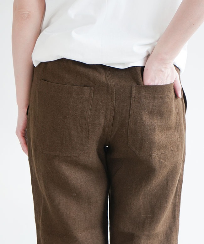 MEY-1821]meyame(メヤメ) LINEN PANTS リネンパンツ ボトムス イージー