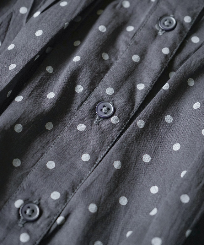 soil  ブラウス SOIL（ソイル） ブラウス COTTON VOILE SMALL FLOWER PRINT FRILL