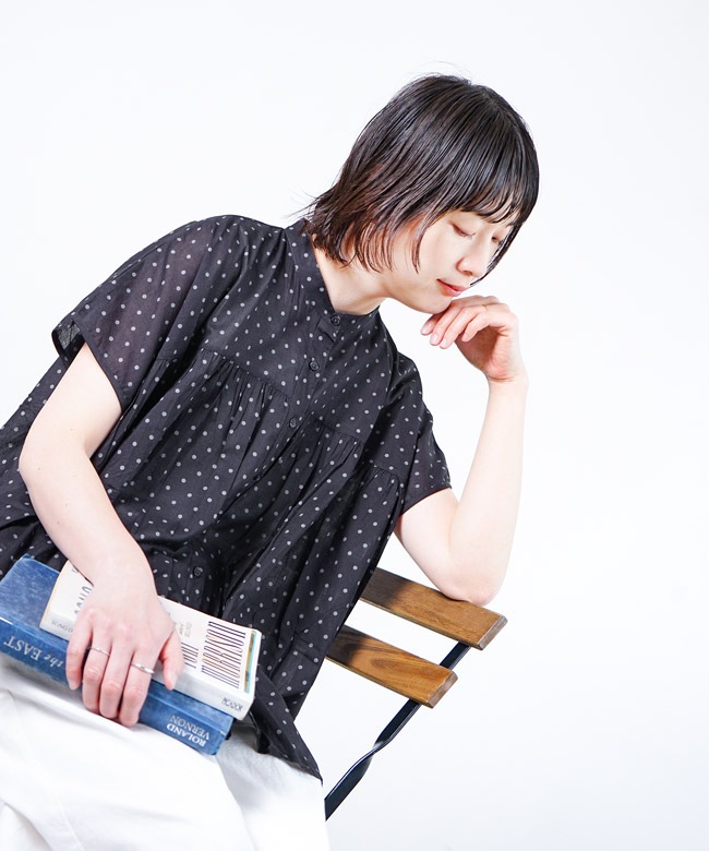 SOIL(ソイル) BANDED COLLAR FRENCH レディース トップス ブラウス