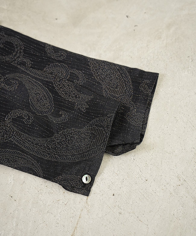 NEEDLES(ニードルズ) V Neck Shirt - Rayon Paisley Jacquard Vネック