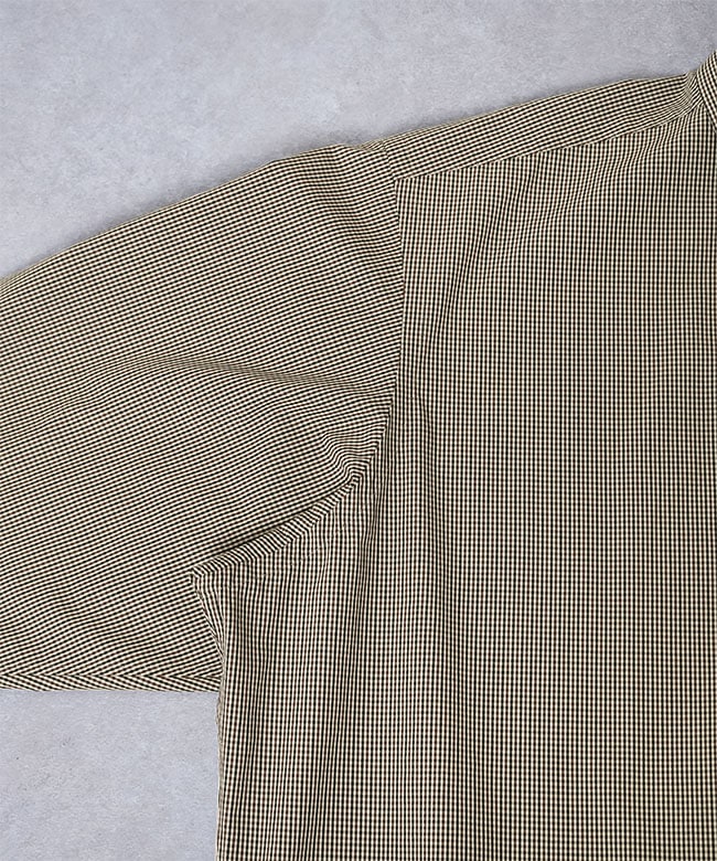 THE SHINZONE(ザ シンゾーン) MINI CHECK DADDY SHIRT ミニチェック