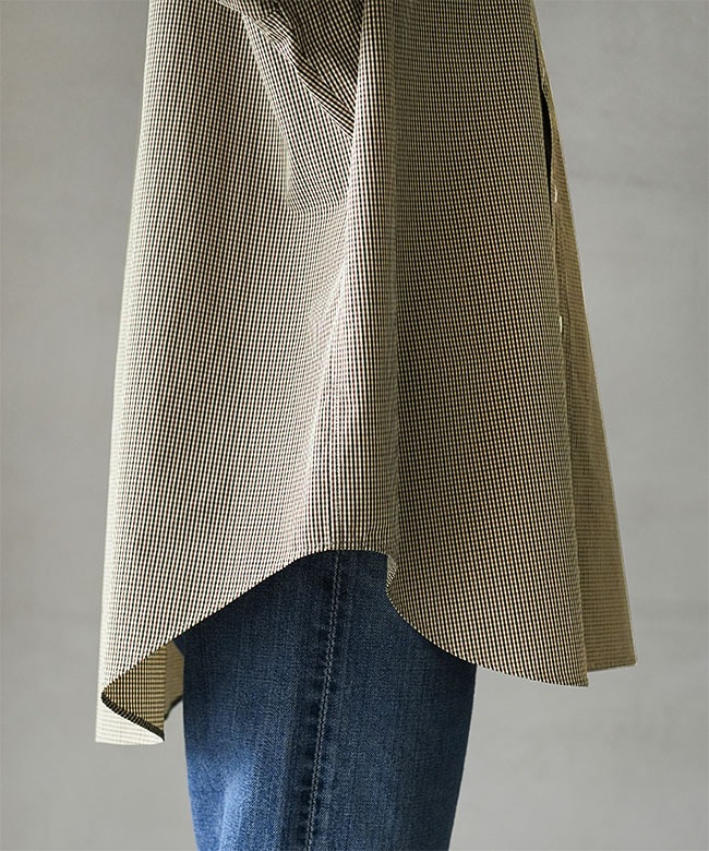 THE SHINZONE(ザ シンゾーン) MINI CHECK DADDY SHIRT ミニ THE SHINZONE(ザ シンゾーン) MINI CHECK DADDY SHIRT ミニ