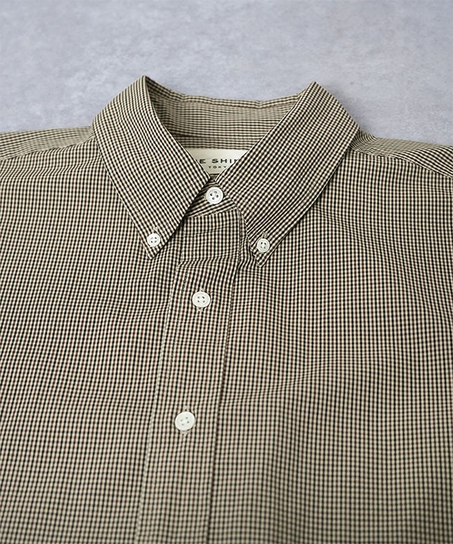 THE SHINZONE(ザ シンゾーン) MINI CHECK DADDY SHIRT ミニチェック