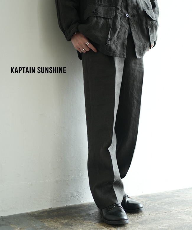 kaptain sunshine デニム　スラックス　トラウザーズ　サイズ32 Kaptain Sunshine（キャプテン サンシャイン） デニムパンツ 5ポケット