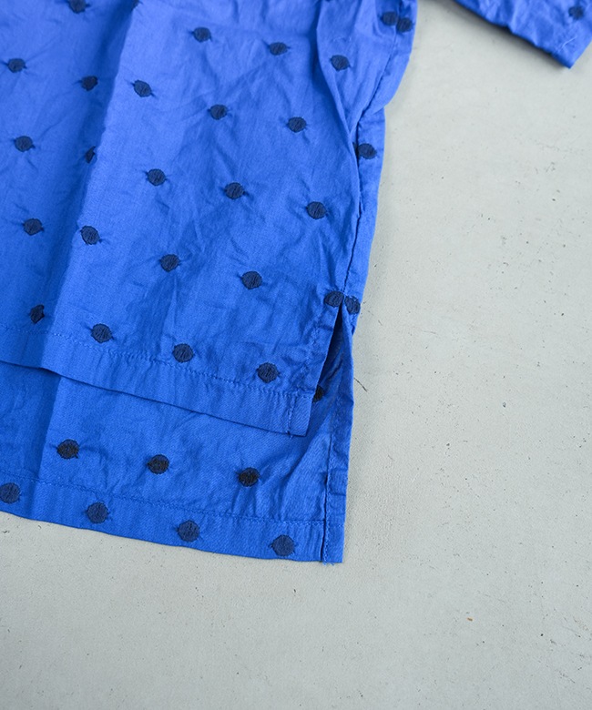 SALE 20%OFF】Midi Umi(ミディウミ) 別注 dots wide shirt PO ドット