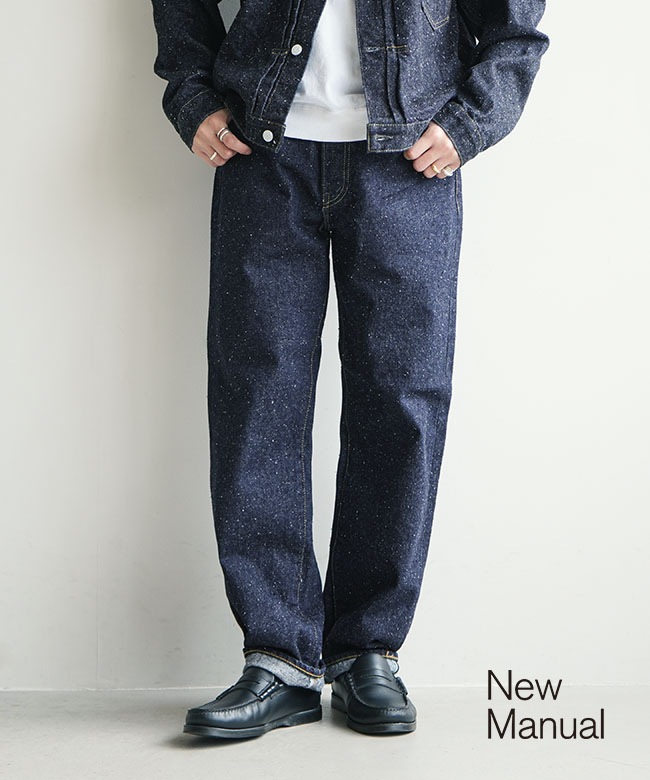 【新品】Denim Manual / Fashionary デニム マニュアル New Manual(ニューマニュアル) #017 LV 61's TAPERED JEANS ONE-WASHED