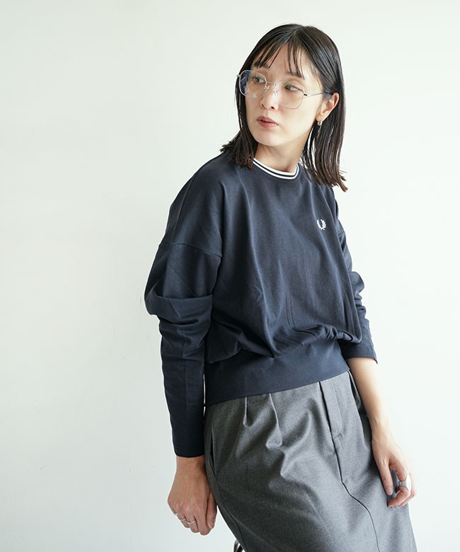 FRED PERRY(フレッドペリー) Twin Tipped Long Sleeve T-Shirt ツイン
