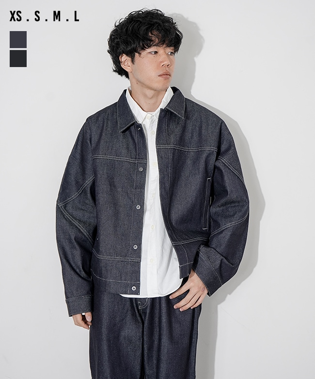 XSSML-25AW-BL04]XS.S.M.L(サイズ) DENIM JACKET デニムジャケット