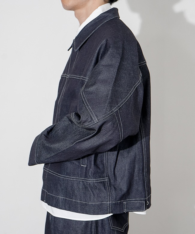 XSSML-25AW-BL04]XS.S.M.L(サイズ) DENIM JACKET デニムジャケット