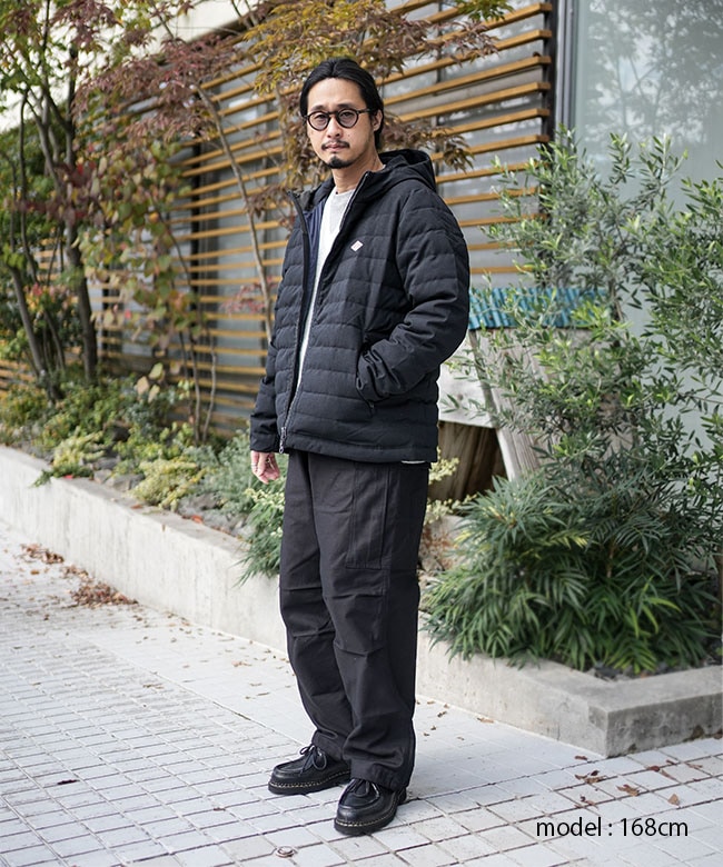 ◇[DT-A0187PWL]DANTON(ダントン) MIDDLE DOWN HOODED JACKET ミドル