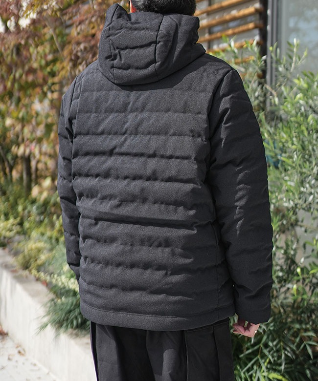 ◇[DT-A0187PWL]DANTON(ダントン) MIDDLE DOWN HOODED JACKET ミドル