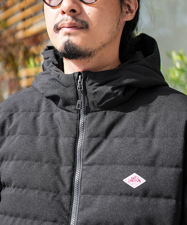 ◇[DT-A0187PWL]DANTON(ダントン) MIDDLE DOWN HOODED JACKET ミドル