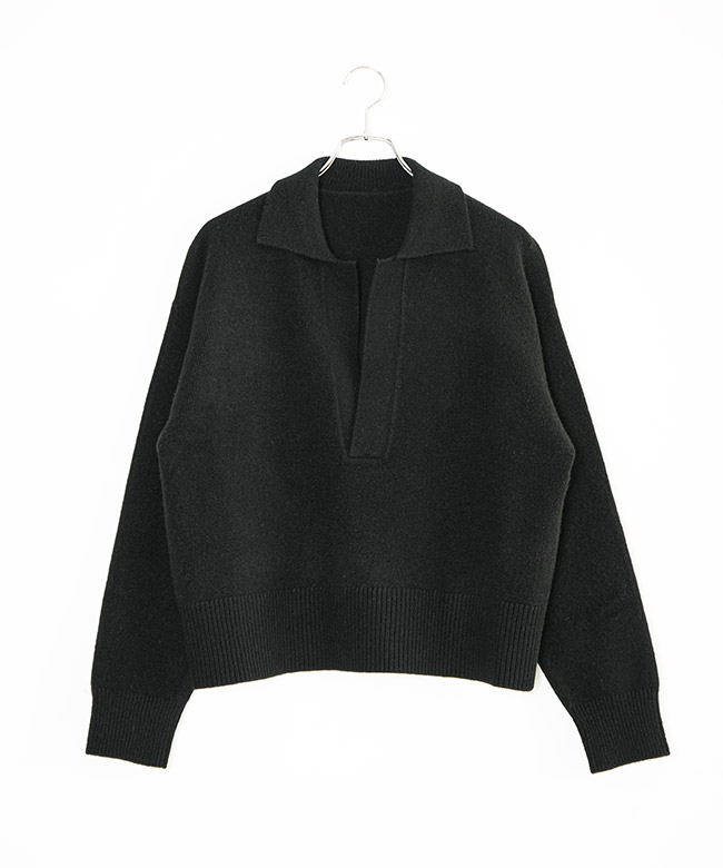 VCK-300]Veritecoeur(ヴェリテクール) スキッパーカラーニット