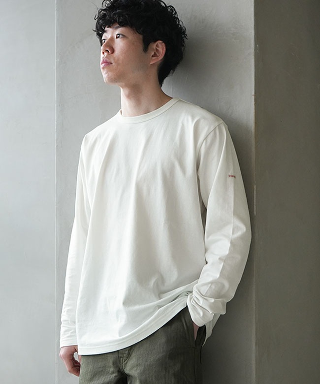 ホワイトカットソー　まとめ売り 2601ID1]WORKERS(ワーカーズ) 2PLY T Long Sleeve Tシャツ ロング