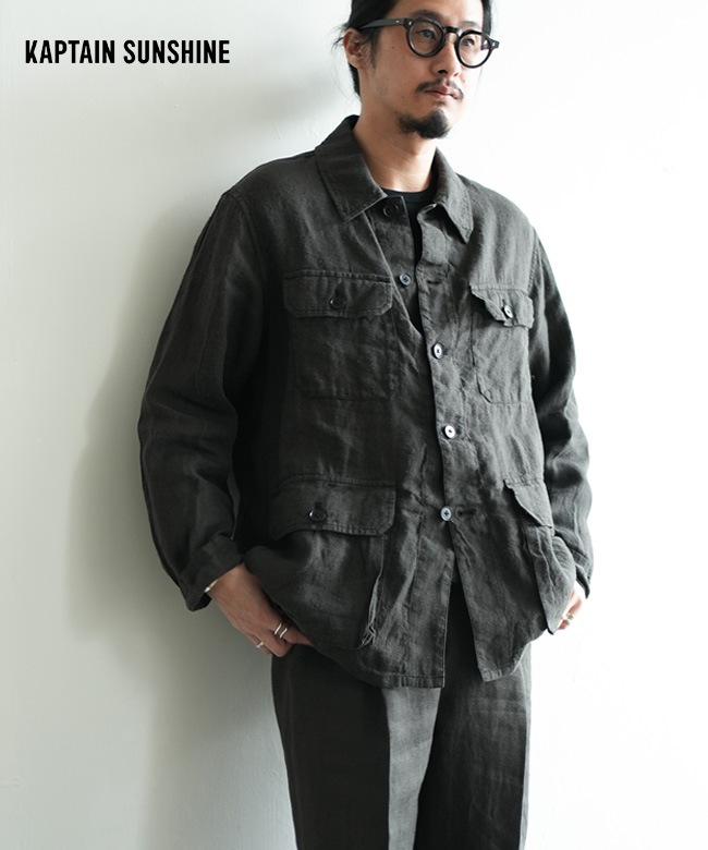【新品未使用品】KAPTAIN SUNSHINE セットアップ KAPTAIN SUNSHINE(キャプテンサンシャイン) Safari Shirt Jacket