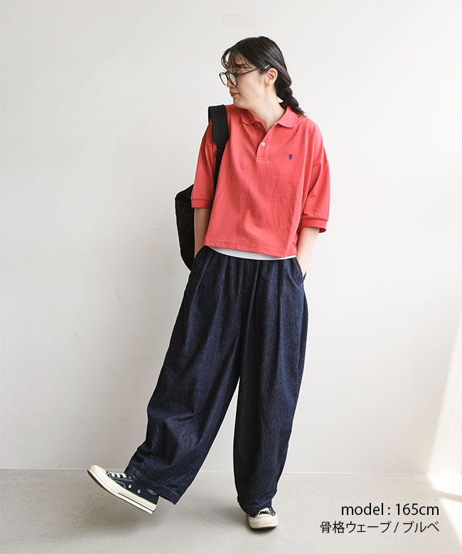 Gymphlex(ジムフレックス) POLO COLLAR DOLMAN SLEEVE P.O. ポロカラー
