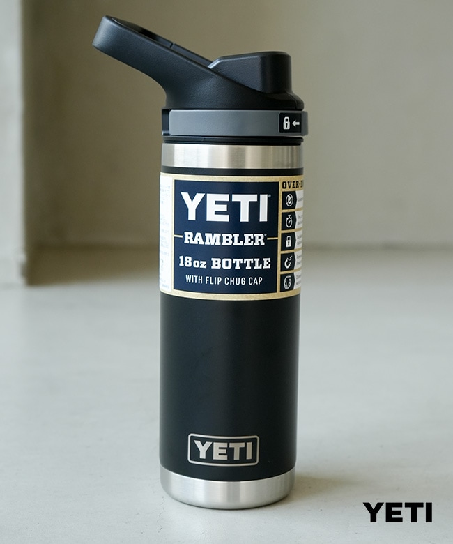 ステッカー付属】YETI(イエティー) RAMBLER 18oz BOTTLE WITH FLIP