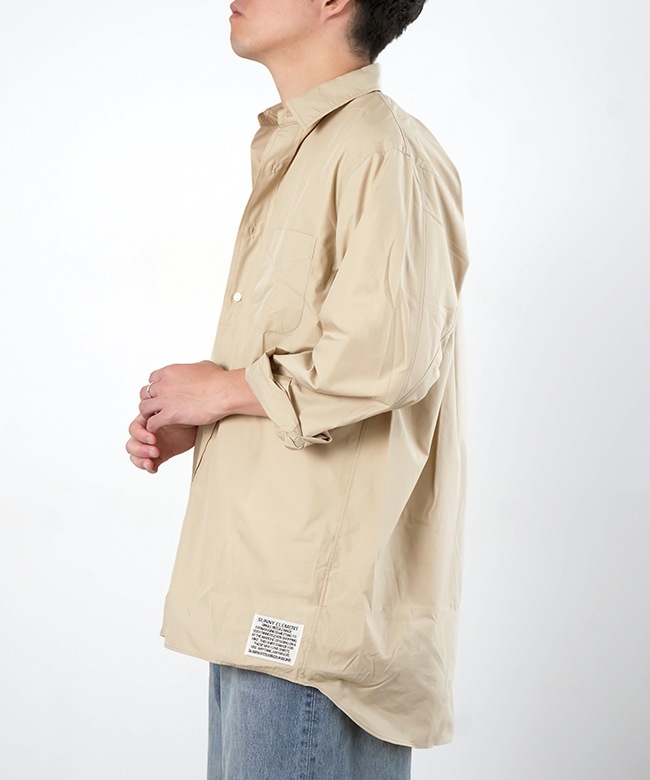 ノンネイティブ CLIMBER S/S SHIRT タイプライター 3 ベージュ SUNNY ELEMENT(サニーエレメント) Sleeping Shirt / Cotton Typewriter