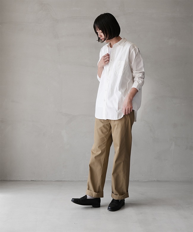 RINEN(リネン) RINEN(リネン) 80/2ダウンプルーフ レギュラーカラー