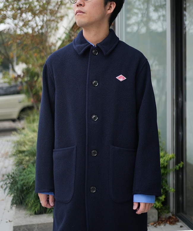 DANTON 　ダントン　ウールコート 青 L ◇[DT-A0540WLP]DANTON(ダントン) WOOL LIGHT PILE COVERALLS
