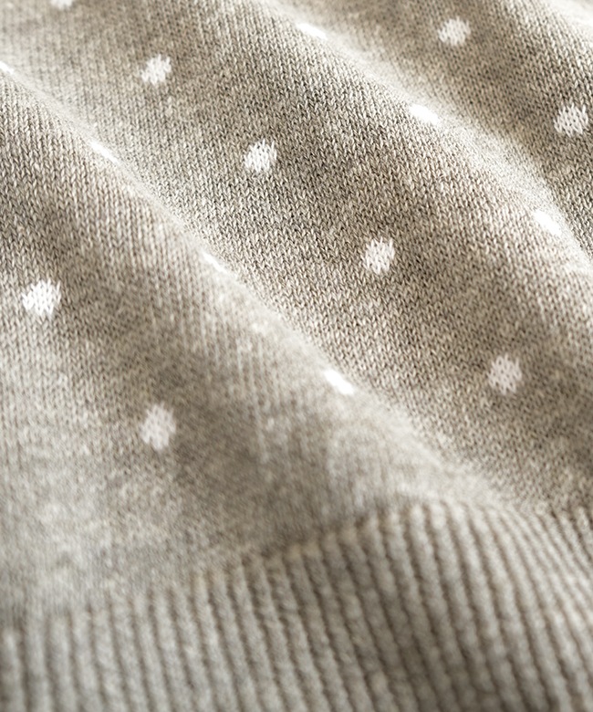 SALE 40%OFF】[241065]ICHI(イチ) リネンコットンドット