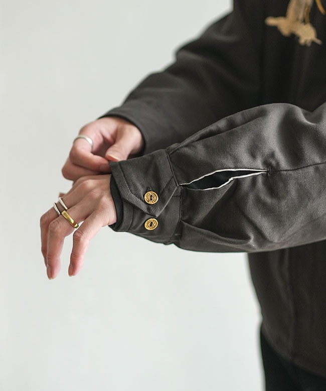 GL15672]gold(ゴールド) ALASKA JACKET AGED MODEL アラスカジャケット