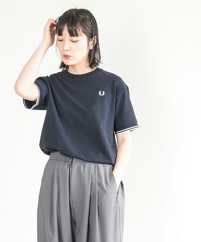FRED PERRY / Fine Stripe T-Shirt（Tシャツ/カットソー）｜FRED
