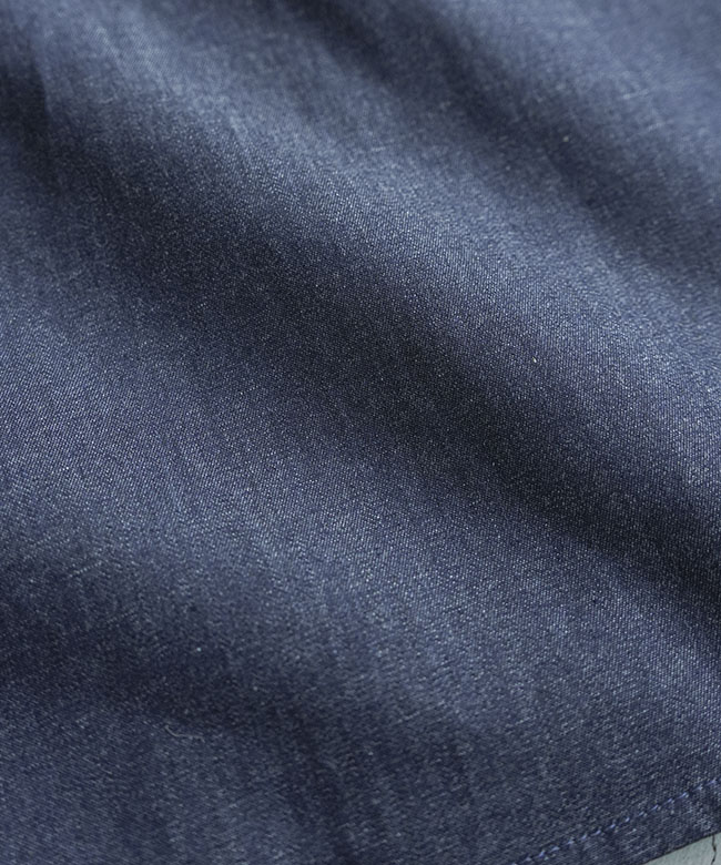 mizuiro ind(ミズイロインド) デニムワイドシャツワンピース denim