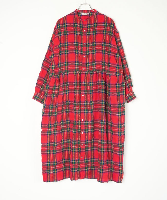 ICHI Antiquites(イチアンティークス) TARTAN CHECK DRESS タータン