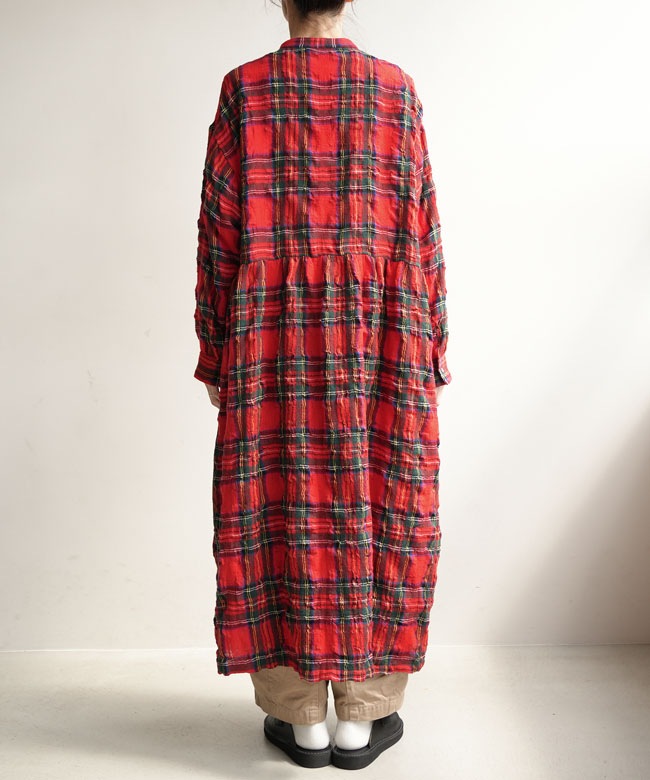 ICHI Antiquites(イチアンティークス) TARTAN CHECK DRESS タータン