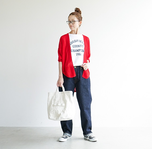 991131]mao made(マオメイド) 別注 UVカットリネン前後差