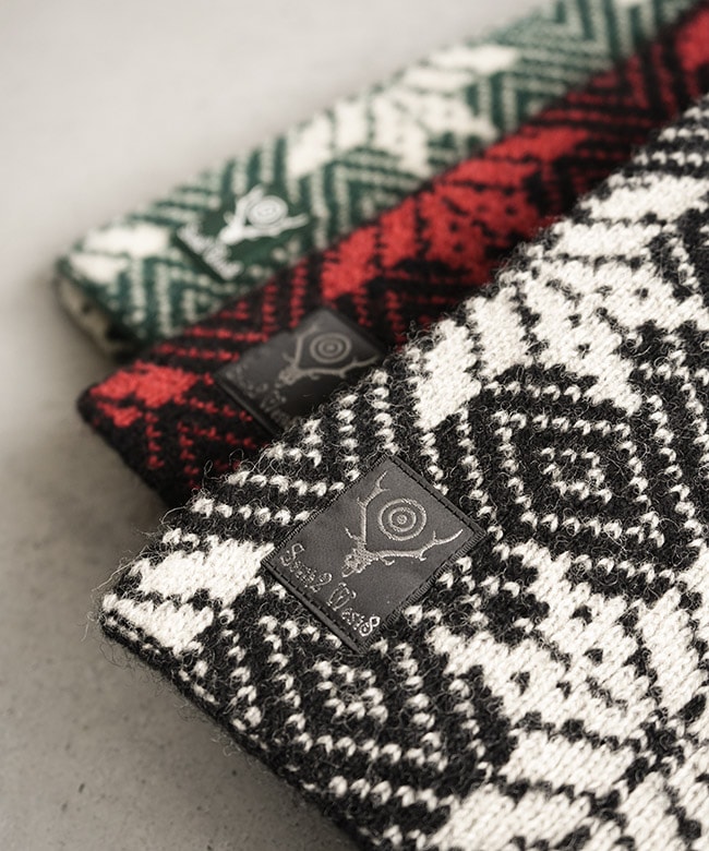 RW669]South2West8(サウスツーウエストエイト) Knit Scarf
