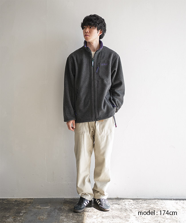 【即購入OK】L.L.Bean フリース サイズL グレー 激レア☆旧タグ L.L BEAN90s フリースジャケット グレー (XL) GU