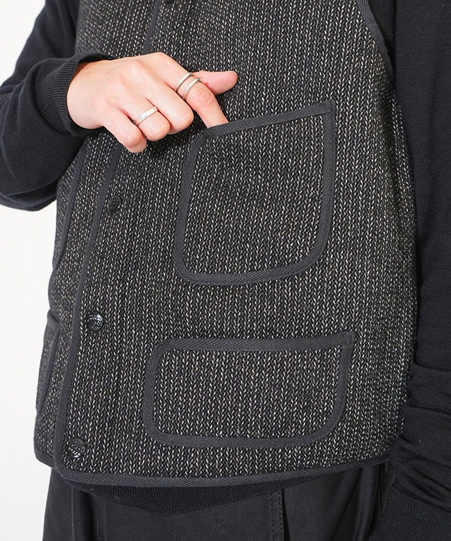 SALE 20%OFF】BROWNS BEACH(ブラウンズビーチ) LOW NECK VEST ロウ