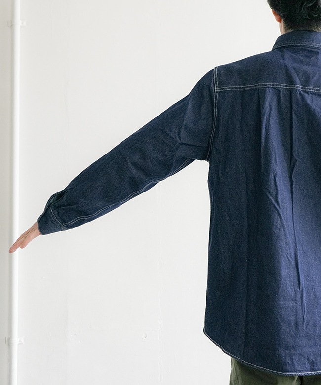 BIG MIKE(ビッグマイク) Denim Utility Long Sleeve Shirt デニム
