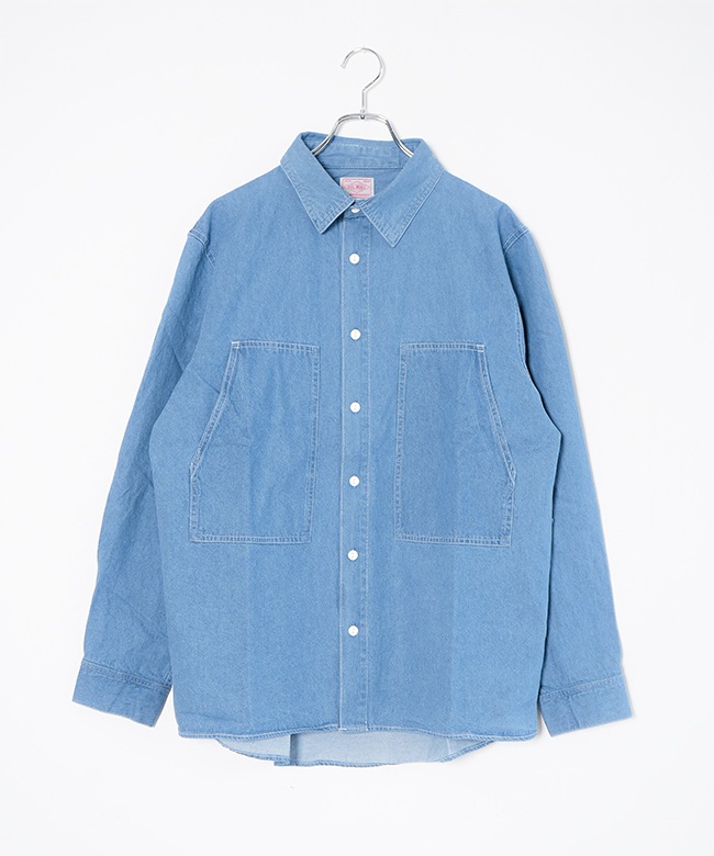BIG MIKE(ビッグマイク) Denim Utility Long Sleeve Shirt デニム